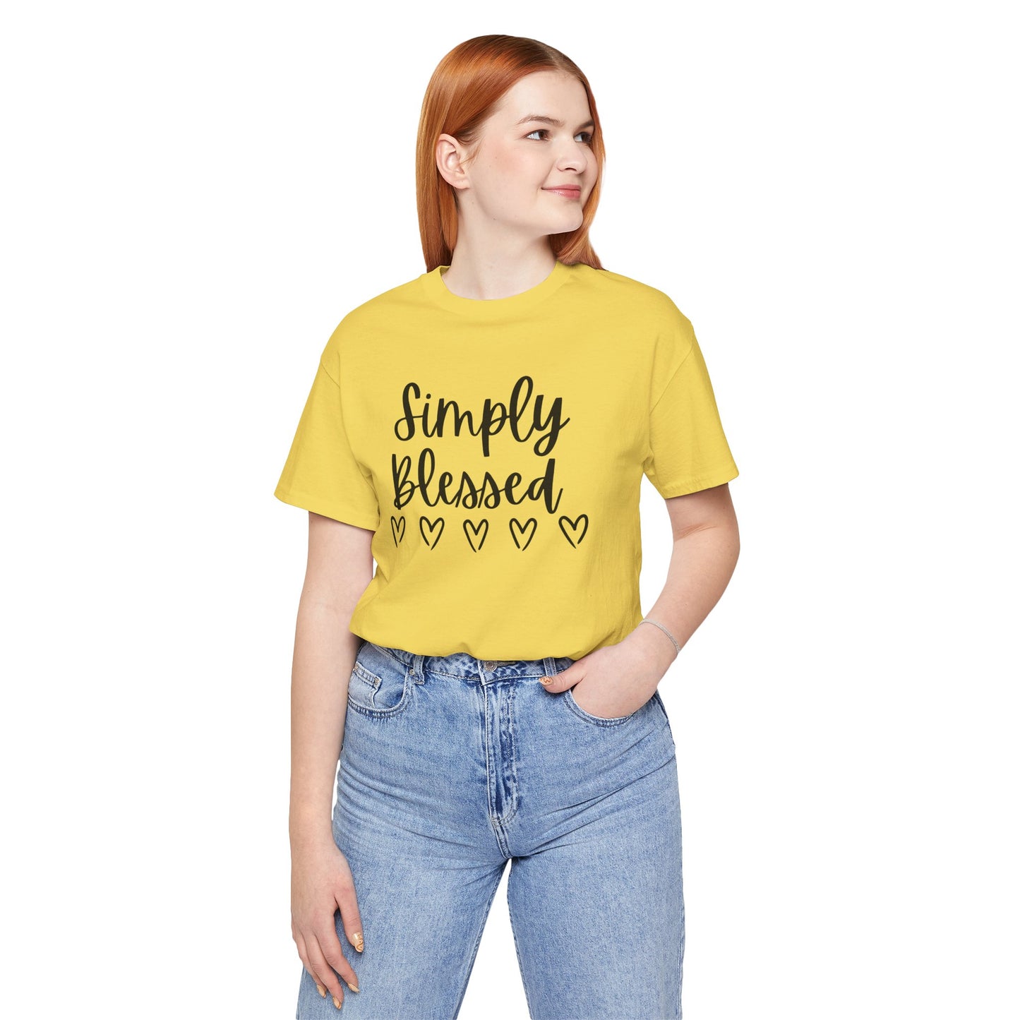 Simply Blessed T-Shirt - Soft Short Sleeve Tee for Everyday Wear