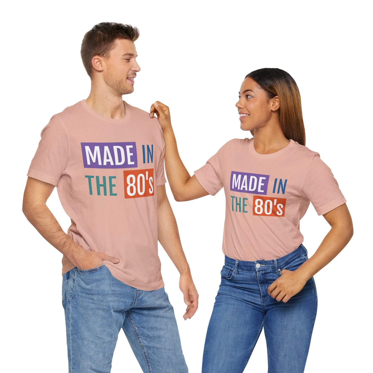 Retro 80's Made Short Sleeve Tee - Unisex Jersey T-Shirt