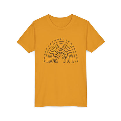 Kids Rainbow Art Short Sleeve Tee - Fun & Colorful Design