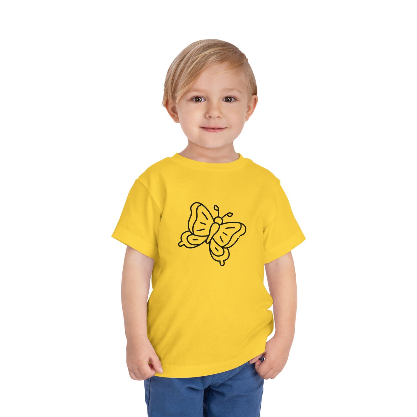 Butterfly Toddler Tee - Cute Kids Short Sleeve Shirt for Playtime and Gifts