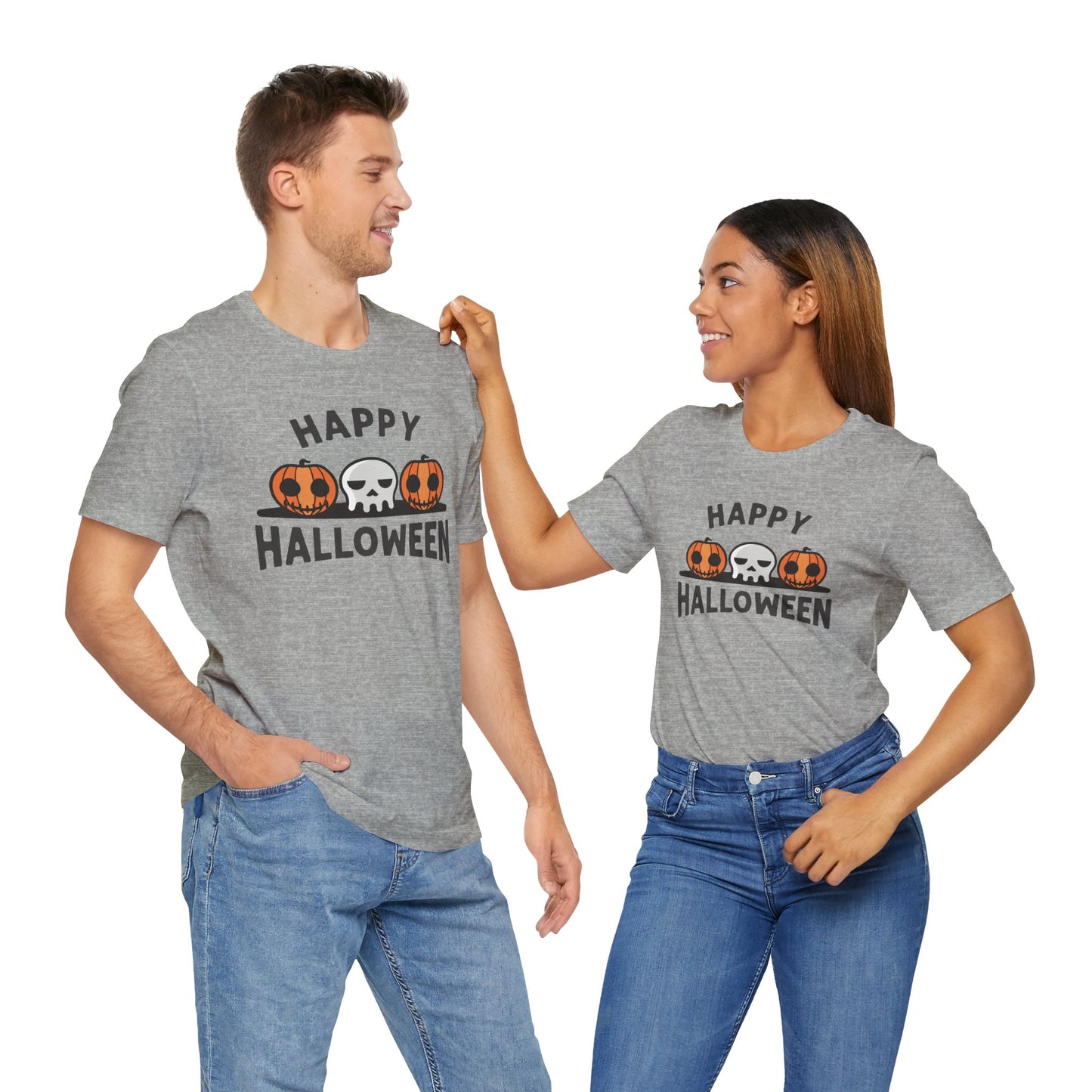 Happy Halloween Tee, Spooky Shirt, Halloween Costume, Fall Apparel, Gift for Halloween Lovers