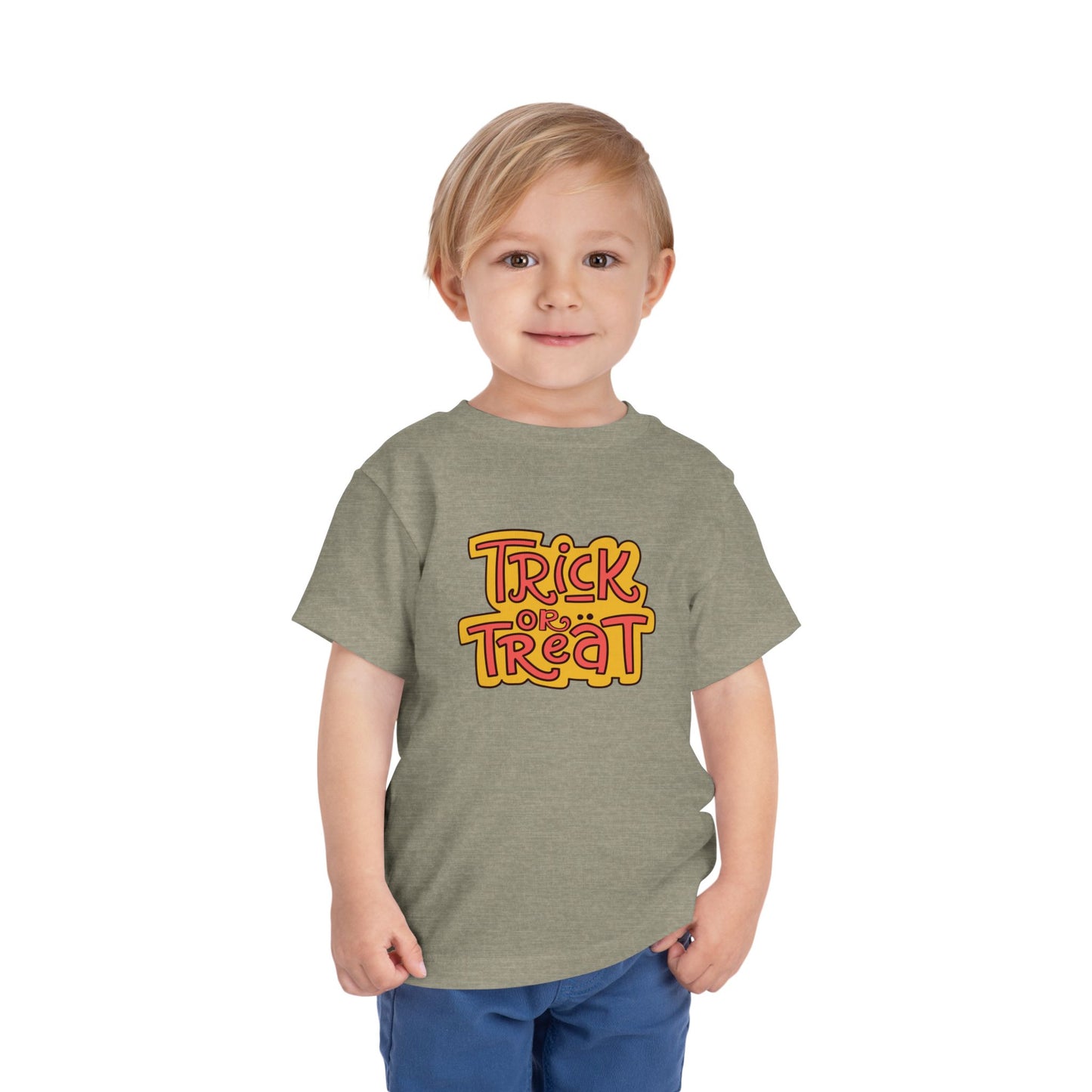 Toddler Halloween Tee, Trick or Treat Shirt, Kids Halloween Outfit, Toddler Short Sleeve Top, Fall Festivity Shirt, Costume Alternative