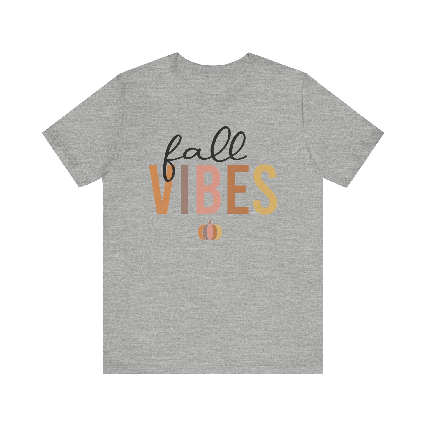Fall Vibes Tee, Autumn T-Shirt, Seasonal Graphic Tee, Thanksgiving Outfit, Cozy Casual Wear, Pumpkin Spice Shirt