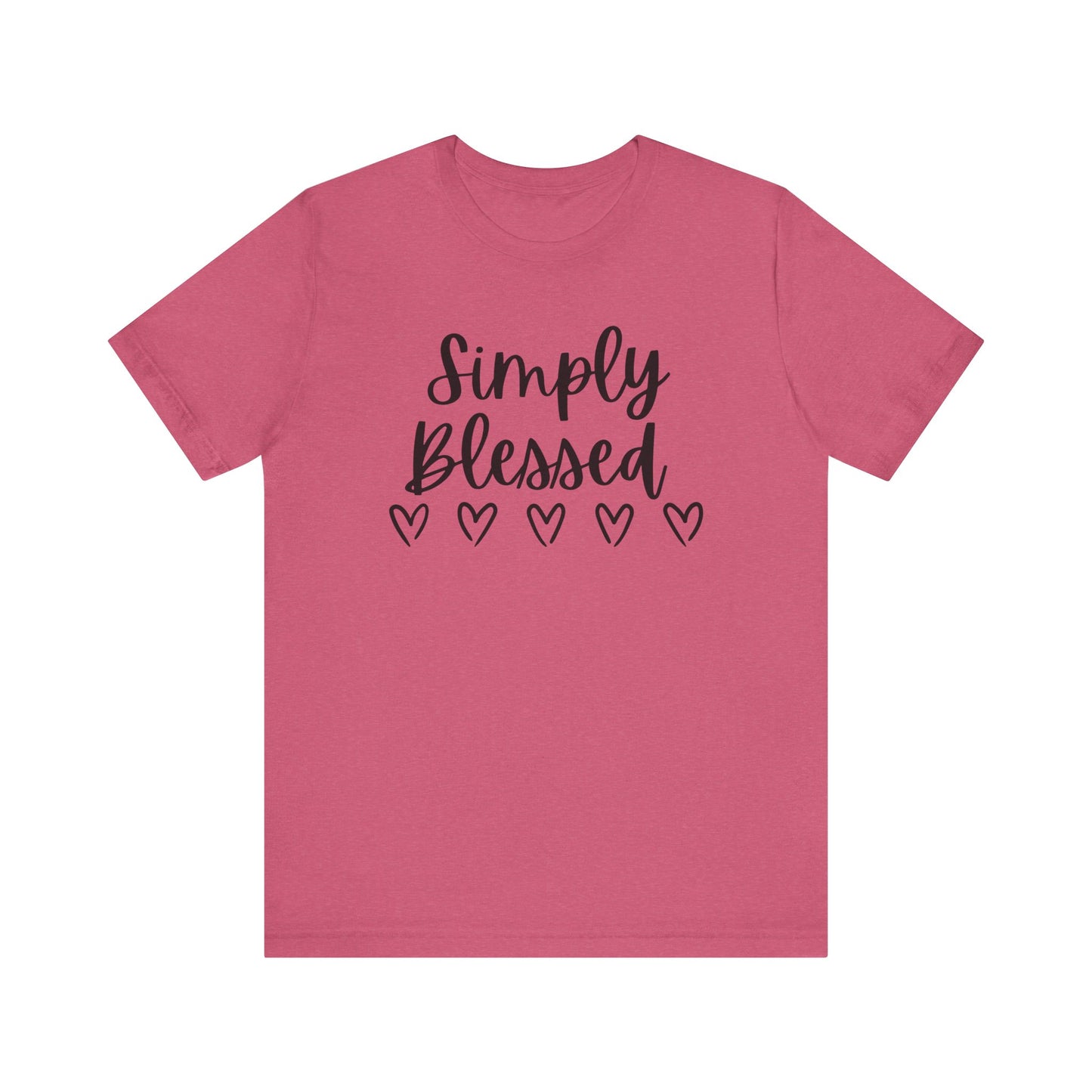 Simply Blessed T-Shirt - Soft Short Sleeve Tee for Everyday Wear