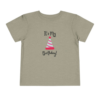 Birthday Party Toddler Tee - "It's My Birthday!"