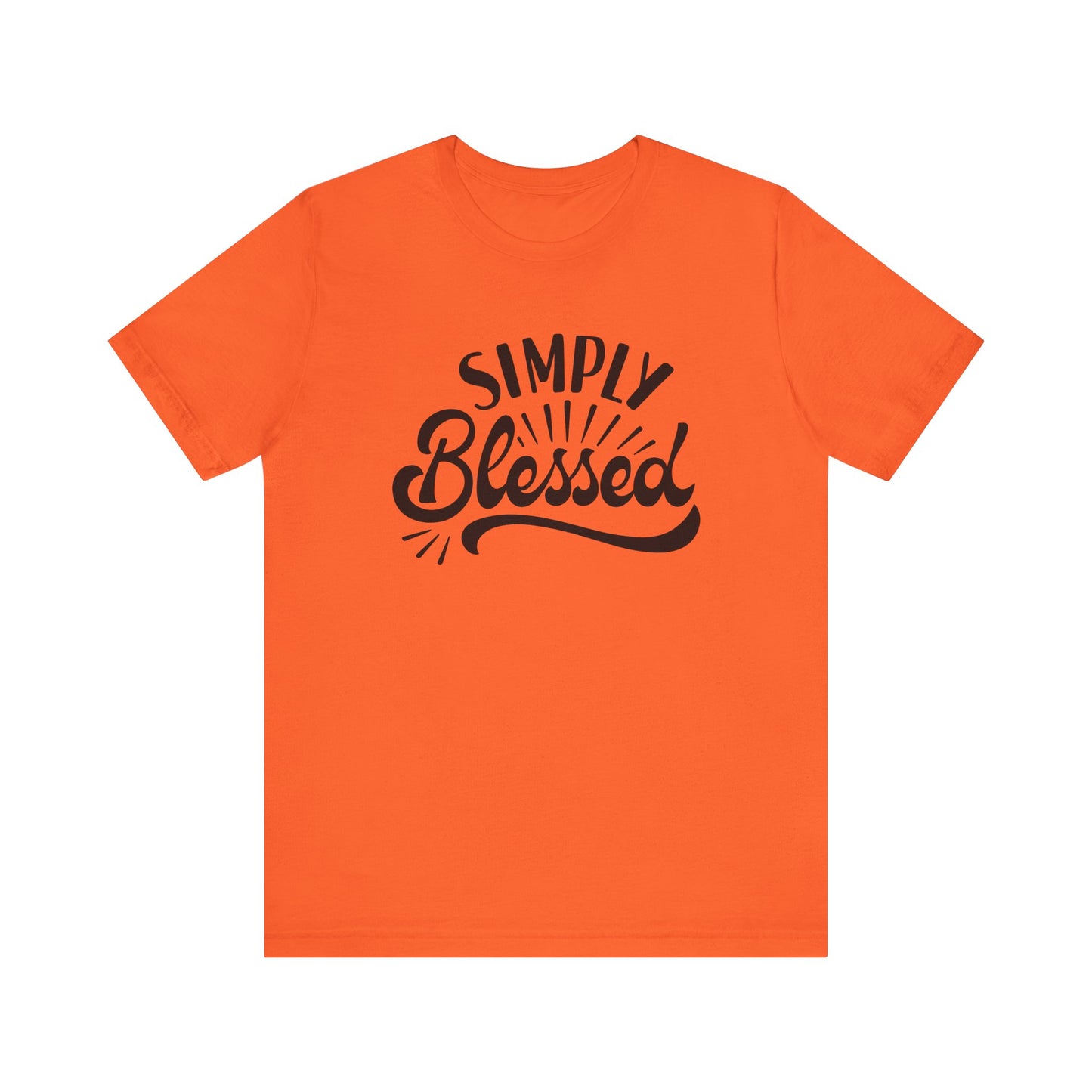 Simply Blessed Jersey Tee - Comfortable & Meaningful T-Shirt for Everyday Wear
