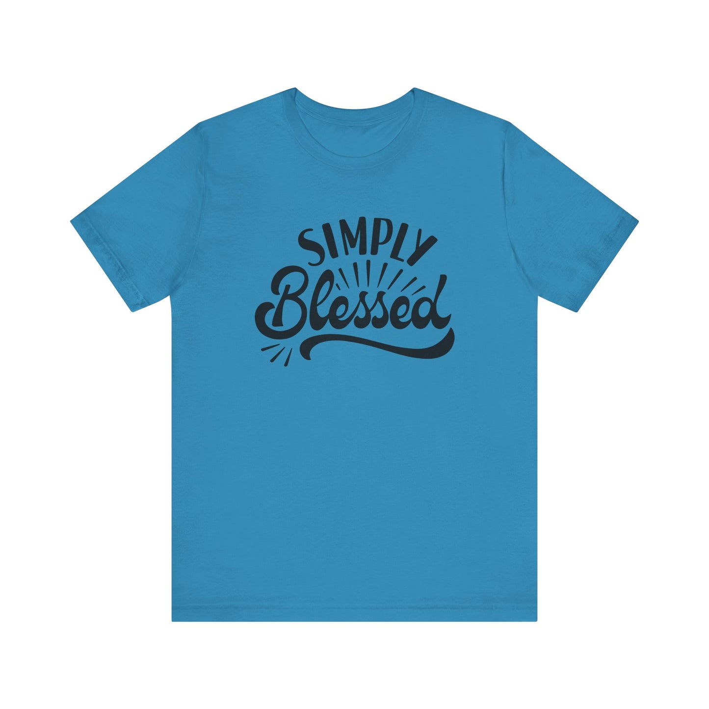 Simply Blessed Jersey Tee - Comfortable & Meaningful T-Shirt for Everyday Wear
