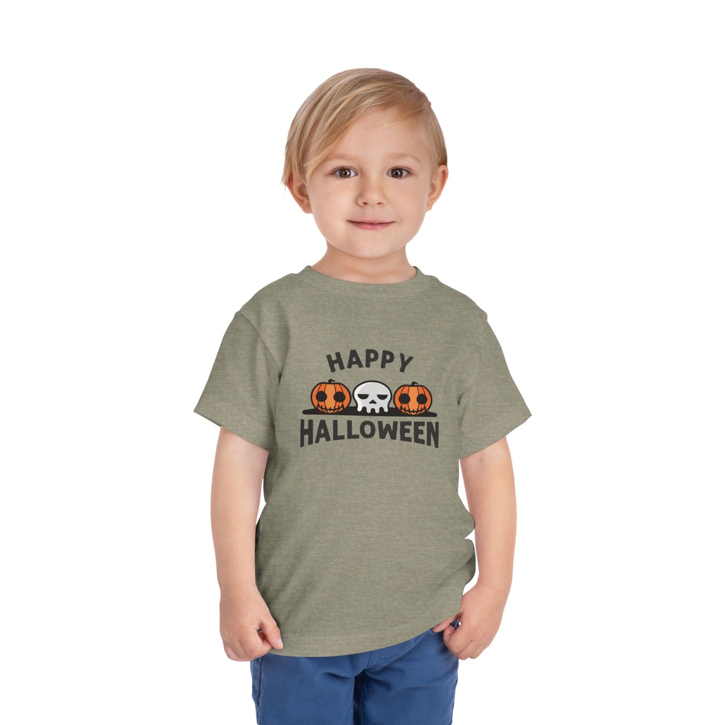 Toddler Halloween Tee, Cute Kids Shirt, Toddler Short Sleeve T-Shirt, Halloween Costume Tee, Spooky Fun Kids Apparel, Holiday Gift for Kids