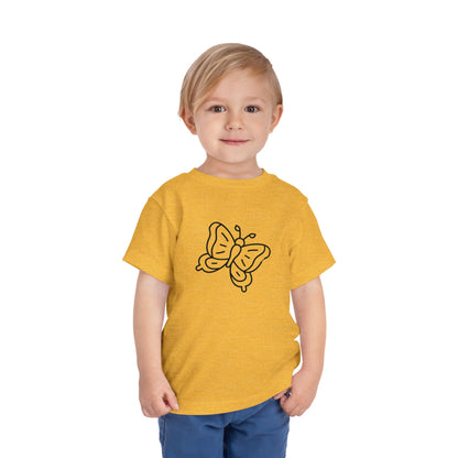 Butterfly Toddler Tee - Cute Kids Short Sleeve Shirt for Playtime and Gifts