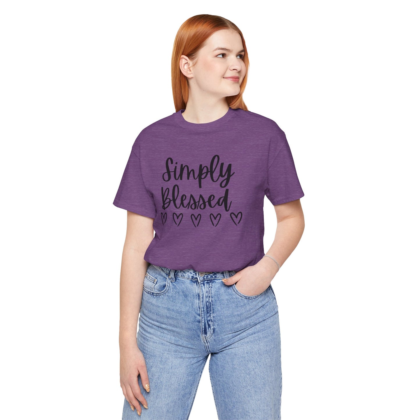 Simply Blessed T-Shirt - Soft Short Sleeve Tee for Everyday Wear