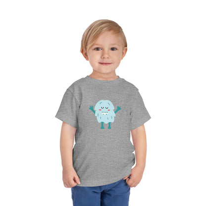 Cute Monster Toddler Short Sleeve Tee - Adorable Playful Shirt for Kids