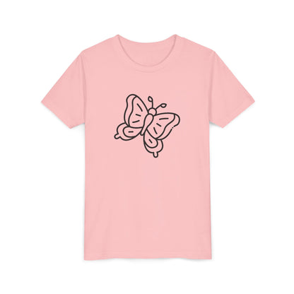 Youth Butterfly Graphic Tee - Fun & Whimsical Kids Shirt