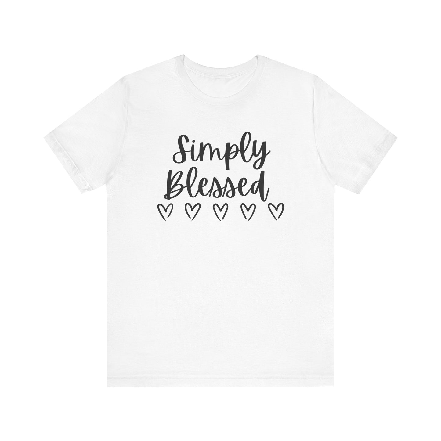 Simply Blessed T-Shirt - Soft Short Sleeve Tee for Everyday Wear