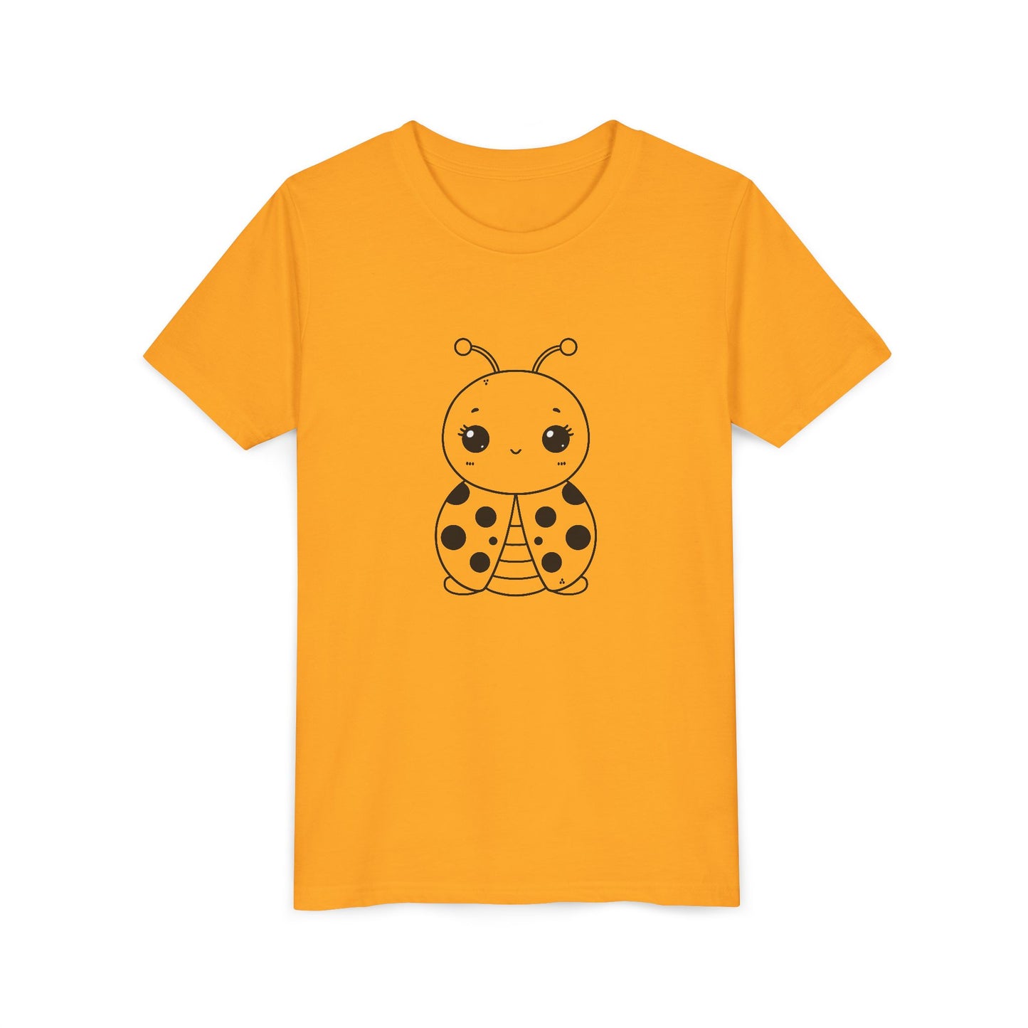Cute Ladybug Youth Short Sleeve Tee - Perfect for Kids' Playtime!