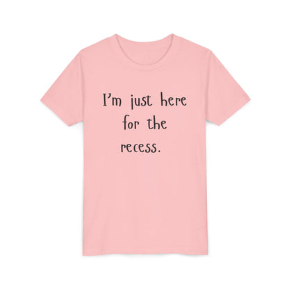 Youth Casual Tee, Fun T-Shirt for Kids, Graphic Shirt for Recess, Boys and Girls Summer Top, Ideal Back-to-School Gift