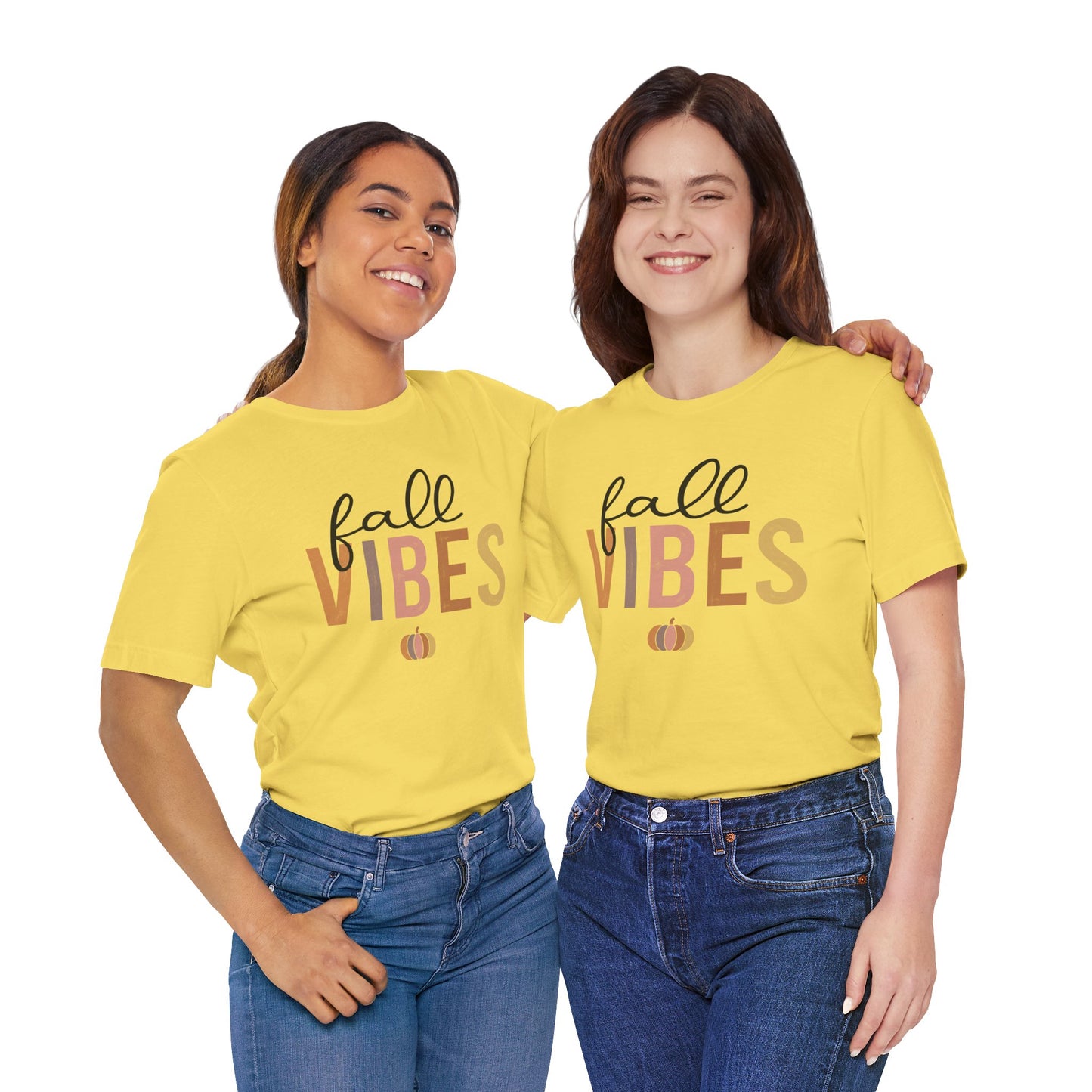 Fall Vibes Tee, Autumn T-Shirt, Seasonal Graphic Tee, Thanksgiving Outfit, Cozy Casual Wear, Pumpkin Spice Shirt