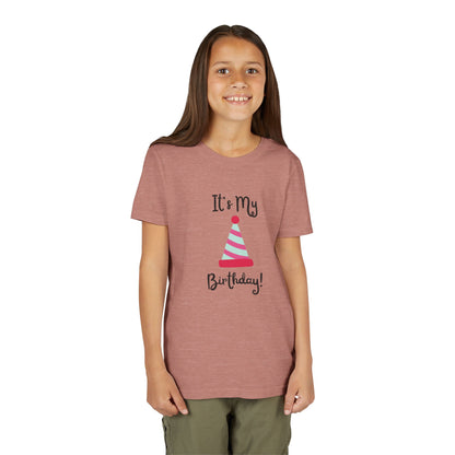 Kids Birthday Celebration Tee - "It's My Birthday!" Short Sleeve T-Shirt