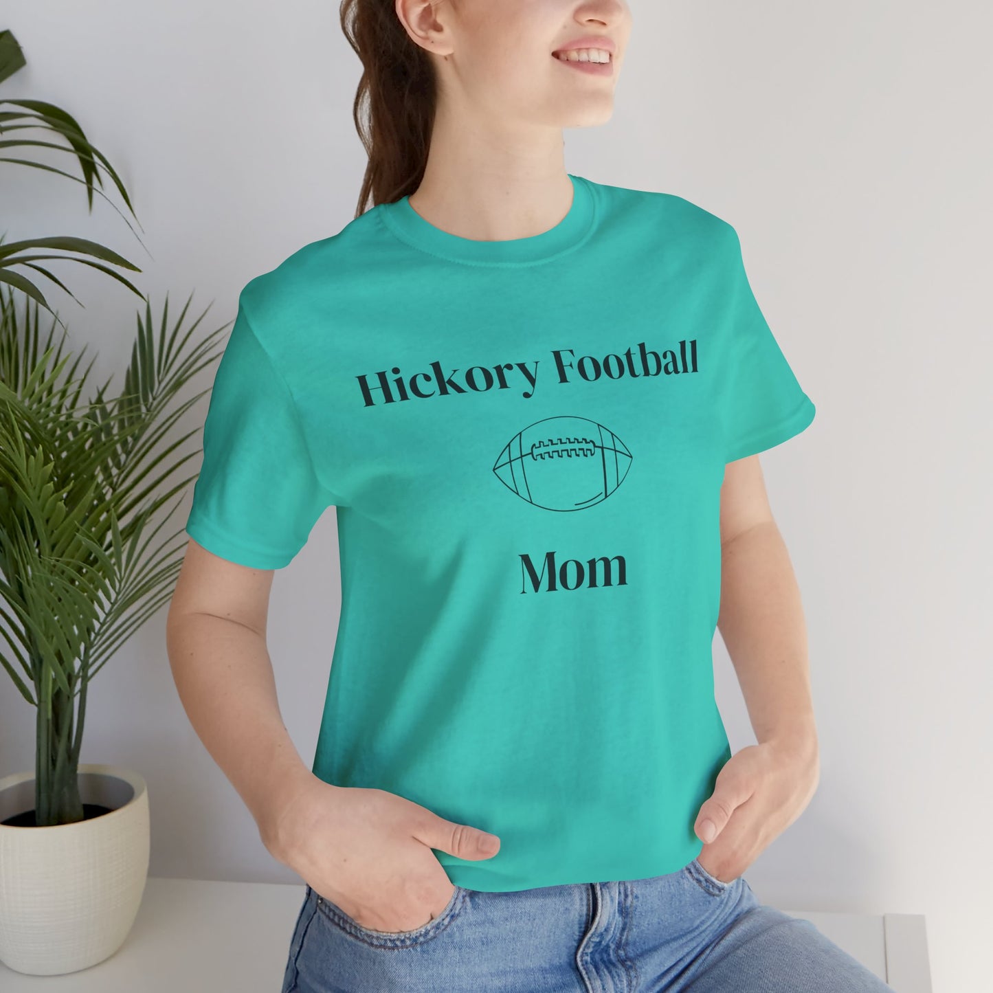 Football Mom Jersey Tee, Sports Fan Shirt, Gift for Moms, Team Spirit Apparel, Football Season Fashion, Casual Wear