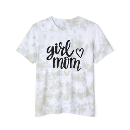 Girl Mom Tie-Dyed T-Shirt - Stylish Gift for Moms