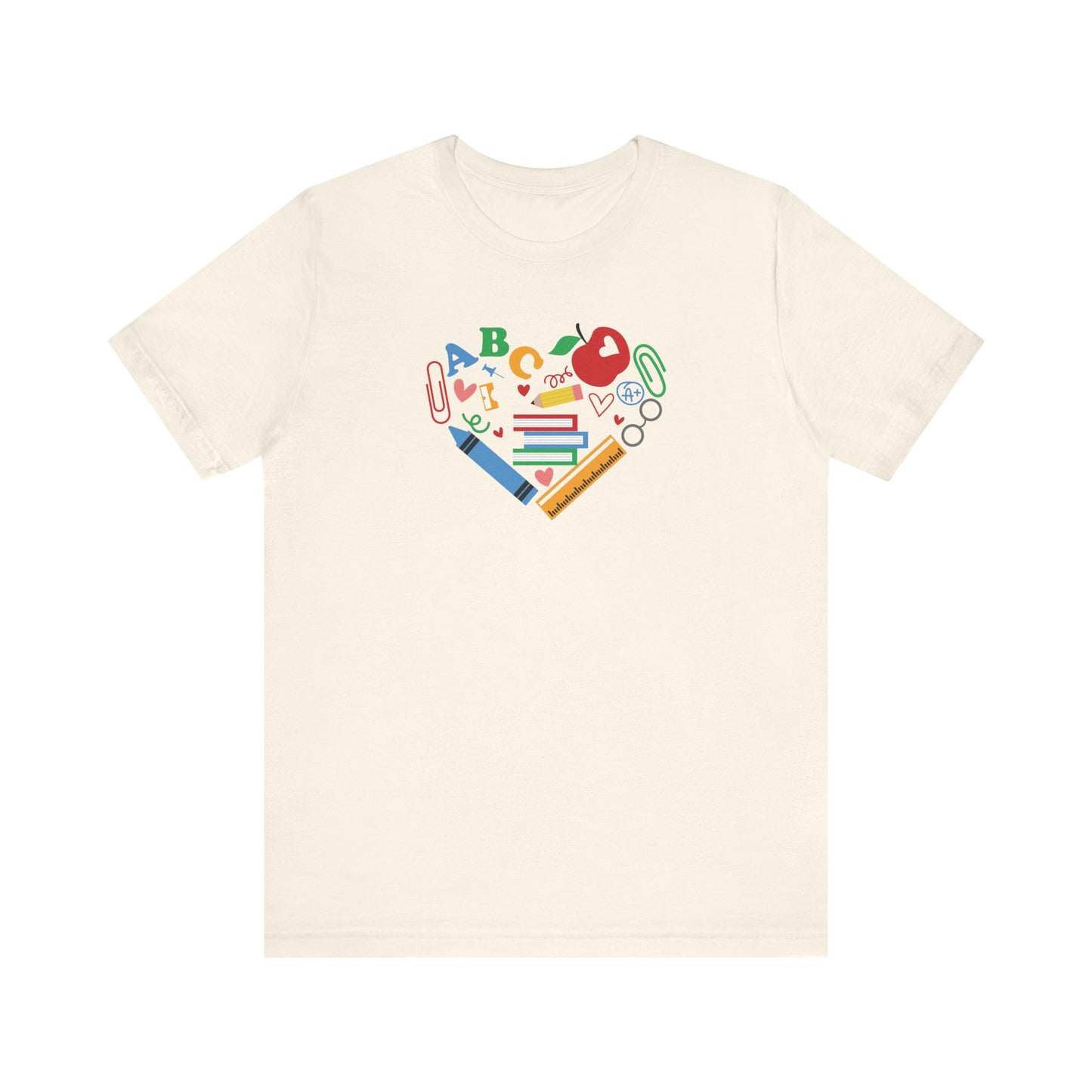Creative Love Jersey Tee - Perfect for Teachers and Art Lovers