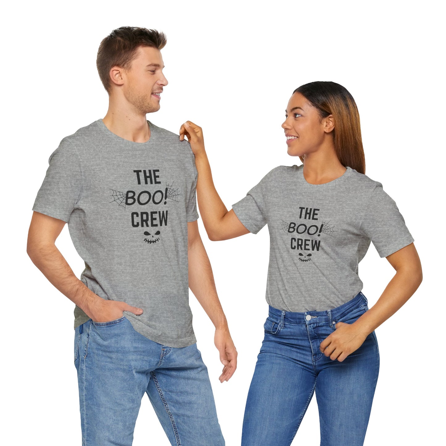 Halloween Tee - The Boo Crew, Perfect for Halloween Parties, Family Gatherings, Costume Events, Spooky Season, Fall Celebrations
