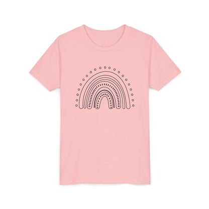 Kids Rainbow Art Short Sleeve Tee - Fun & Colorful Design