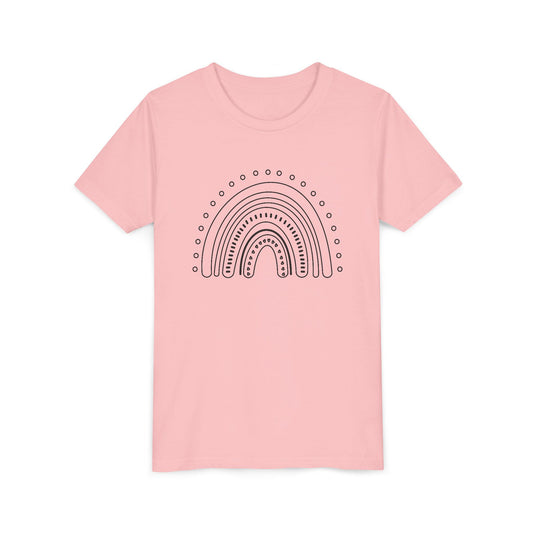 Kids Rainbow Art Short Sleeve Tee - Fun & Colorful Design