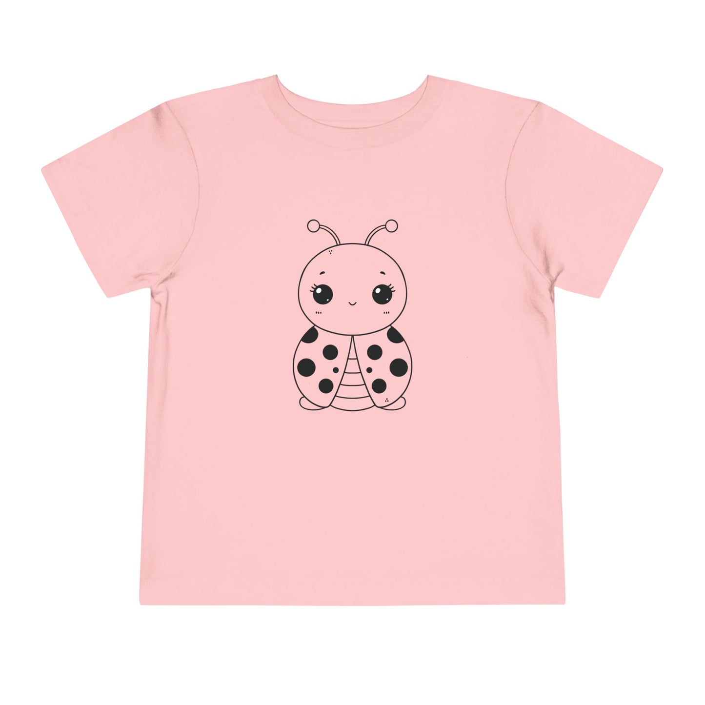 Cute Ladybug Toddler Tee - Fun and Playful Short Sleeve Shirt for Kids