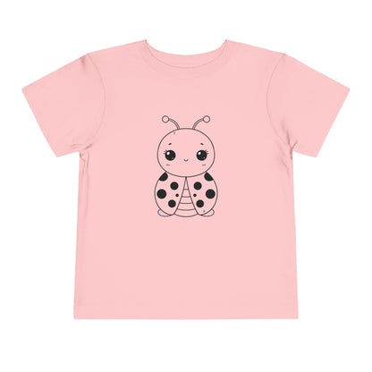Cute Ladybug Toddler Tee - Fun and Playful Short Sleeve Shirt for Kids