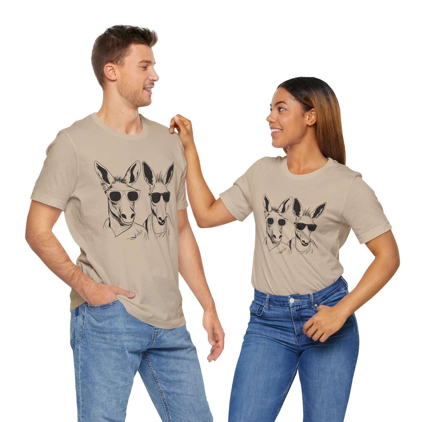 Cool Kangaroo Sunglasses Unisex Tee - Fun & Casual Style for Animal Lovers