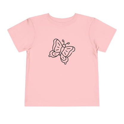 Butterfly Toddler Tee - Cute Kids Short Sleeve Shirt for Playtime and Gifts