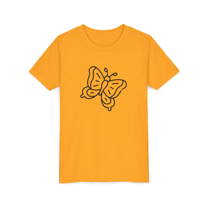 Youth Butterfly Graphic Tee - Fun & Whimsical Kids Shirt