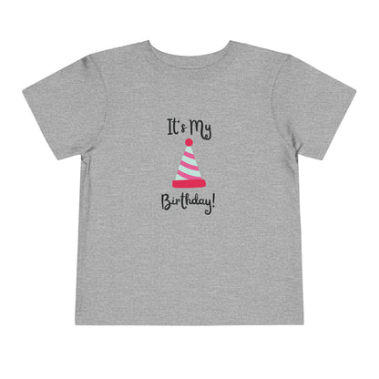 Birthday Party Toddler Tee - "It's My Birthday!"