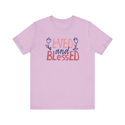 Loved and Blessed Jersey Tee - Sweet Comfort for Everyday Wear