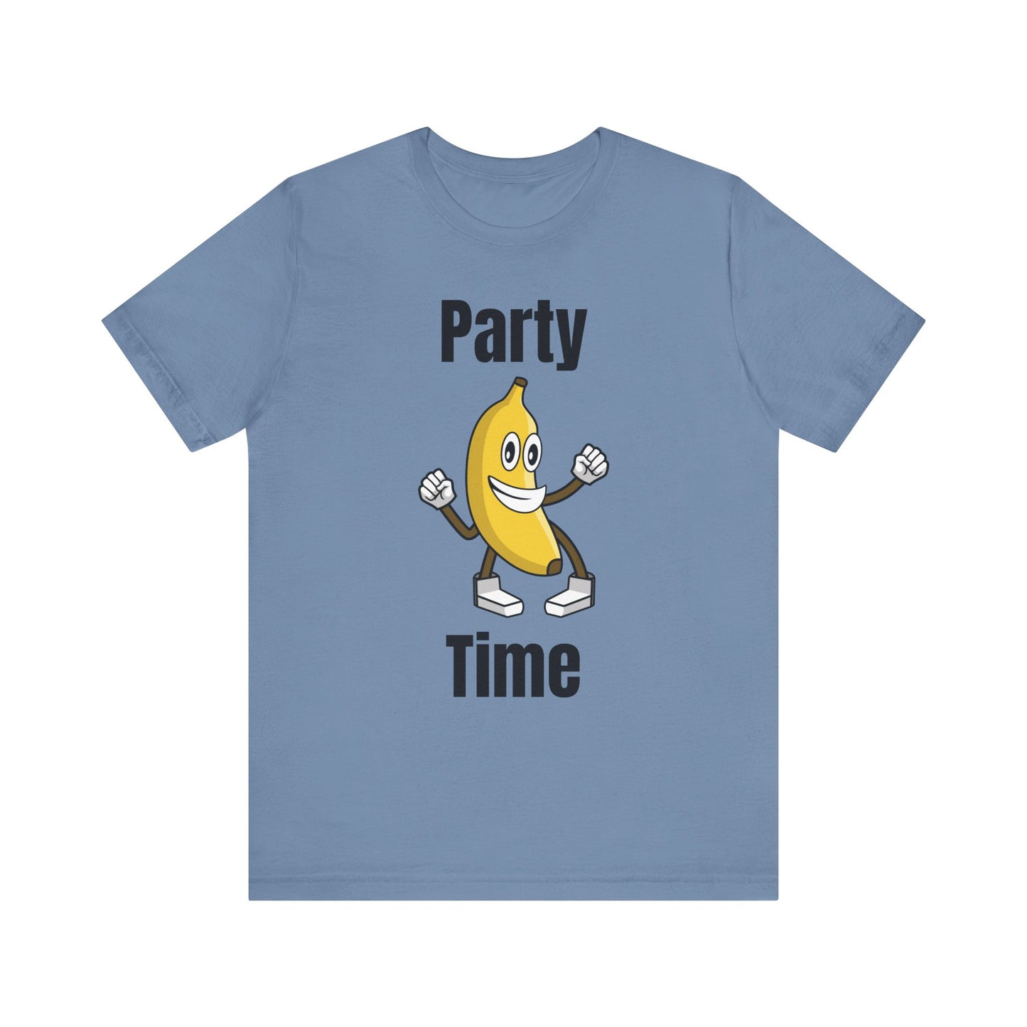 Party Time Banana T-Shirt - Fun Unisex Jersey Tee for Celebrations