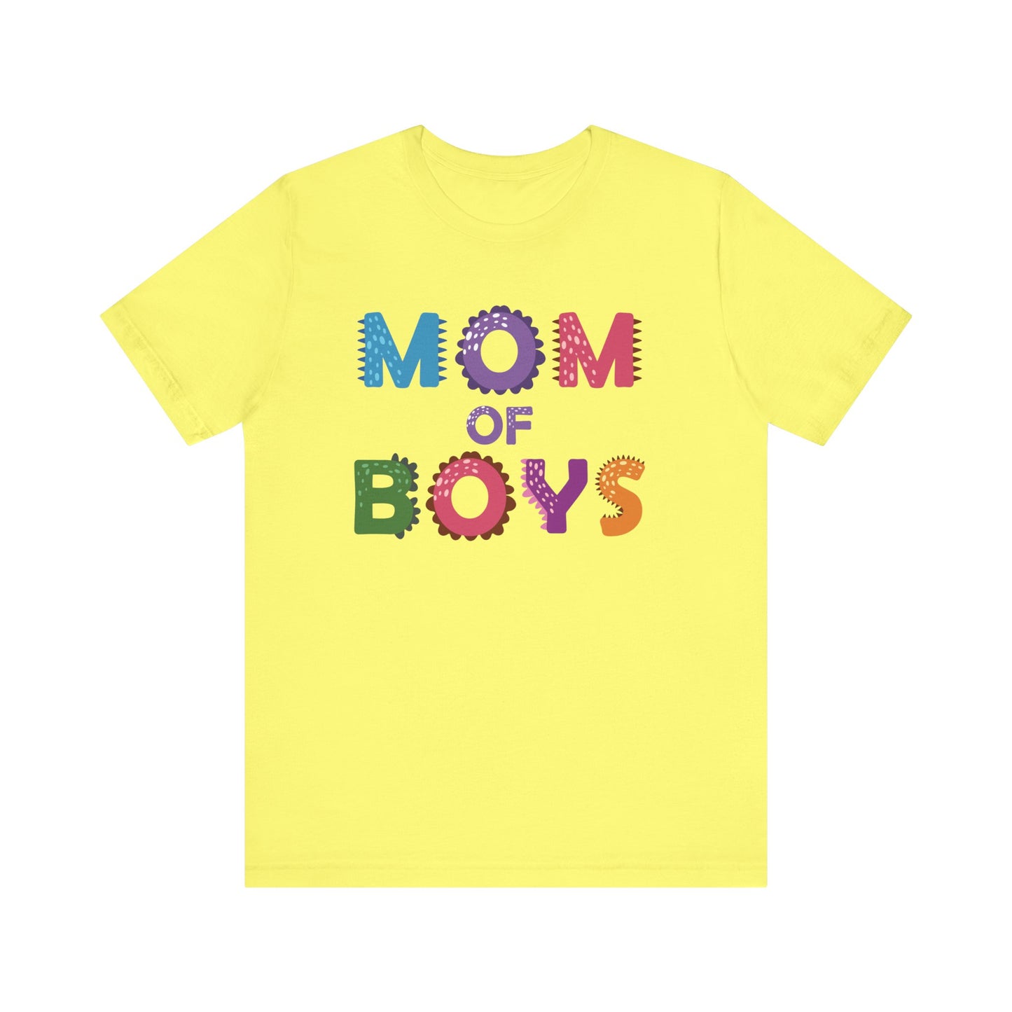 Mom of Boys T-Shirt – Fun & Colorful Tee for Proud Mothers