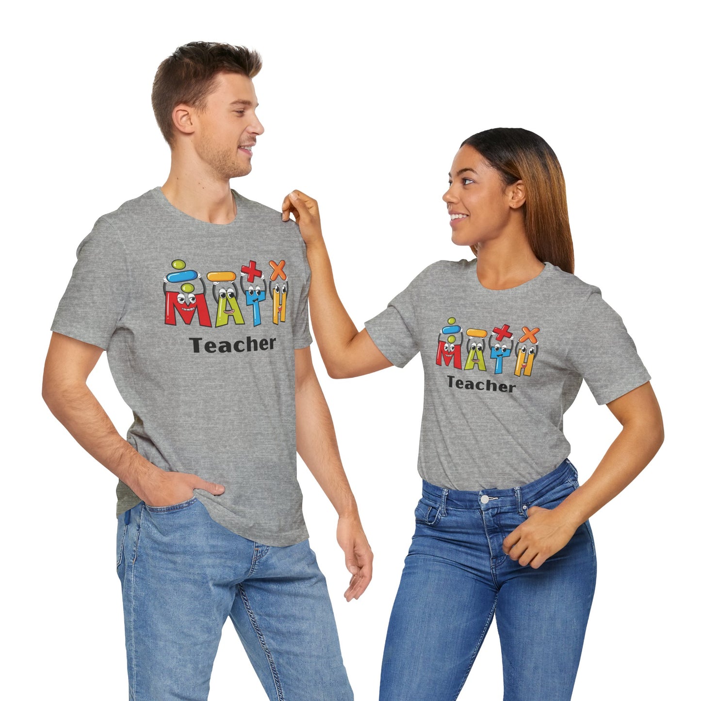 Fun Math Teacher Unisex Jersey Short Sleeve Tee - Perfect for Classroom and Gifts