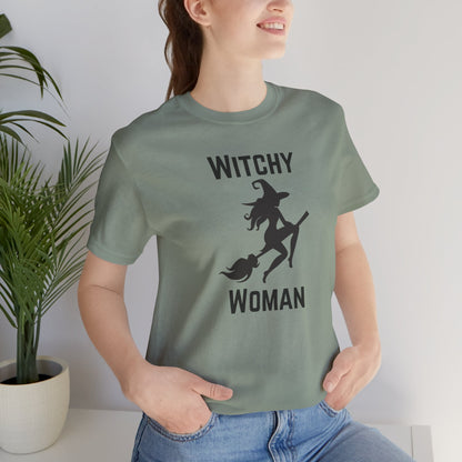 Witchy Woman Tee, Magical Shirt, Halloween Apparel, Gift for Witches, Cute Witch T-Shirt, Witchcraft Fashion