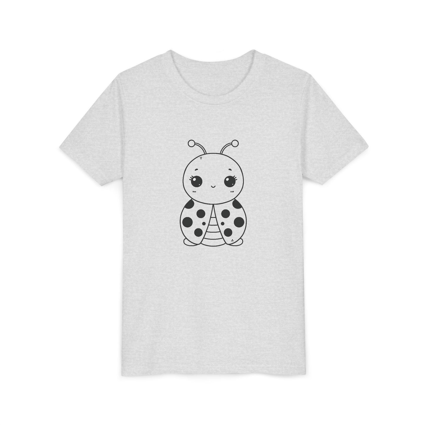Cute Ladybug Youth Short Sleeve Tee - Perfect for Kids' Playtime!