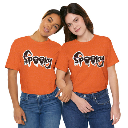Spooky Halloween T-Shirt, Graphic Tee, Ghoulish Fun Apparel, Perfect for Halloween Parties, Costume Events, Trick or Treat