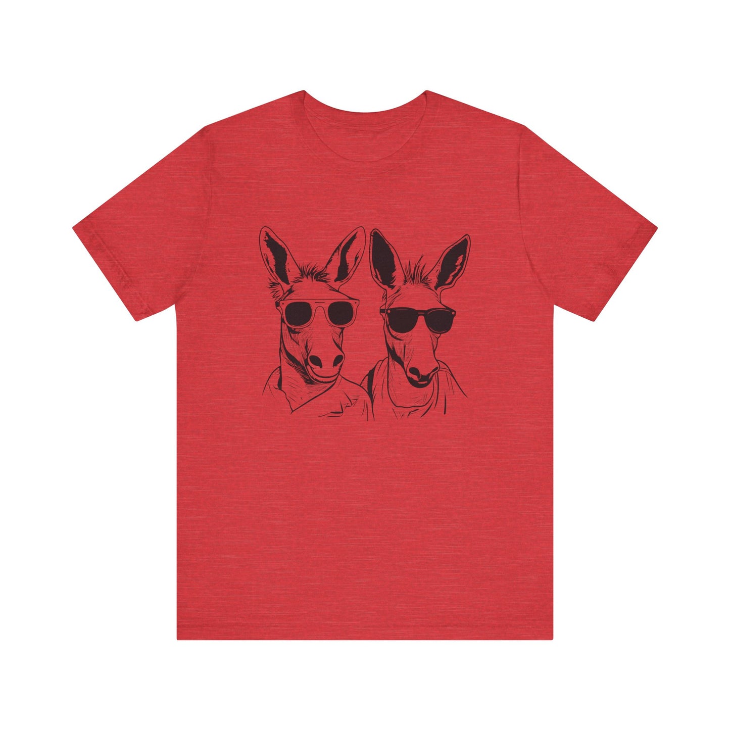 Cool Kangaroo Sunglasses Unisex Tee - Fun & Casual Style for Animal Lovers
