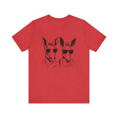 Cool Kangaroo Sunglasses Unisex Tee - Fun & Casual Style for Animal Lovers