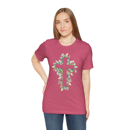 Cross with Leaves T-Shirt