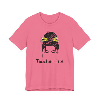 Teacher Life Jersey Tee - Comfortable and Stylish Gift for Educators