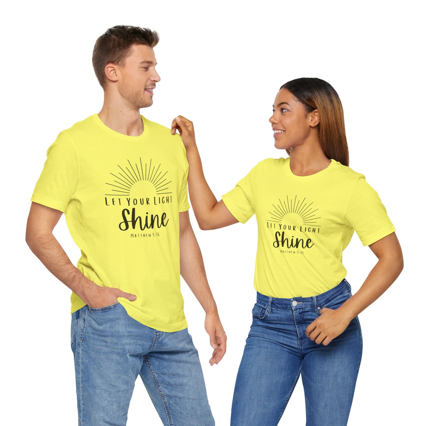 Inspirational Tee - "Let Your Light Shine"