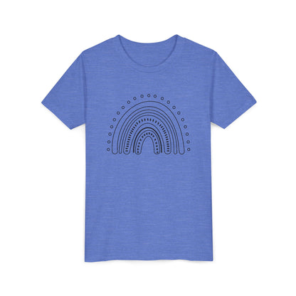 Kids Rainbow Art Short Sleeve Tee - Fun & Colorful Design