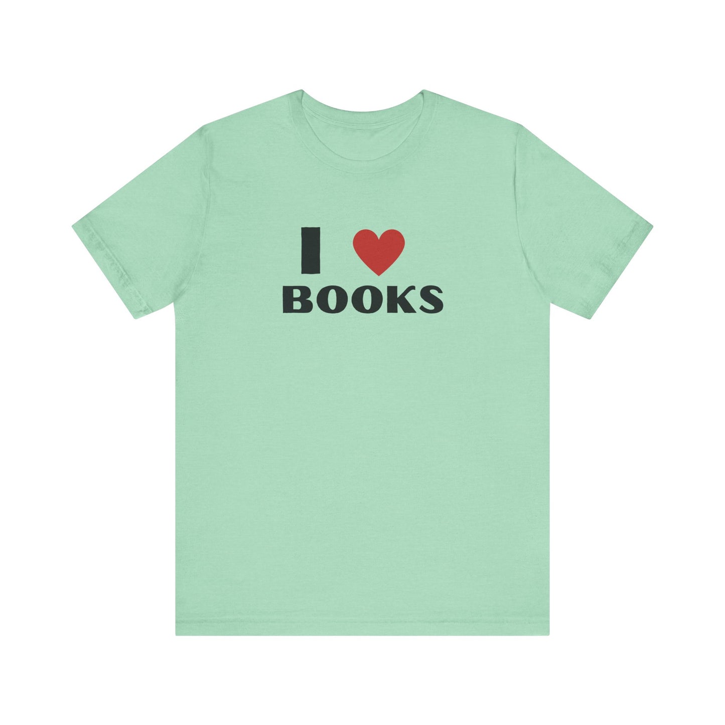 I ❤️ Books Unisex Jersey Tee - Perfect Gift for Book Lovers