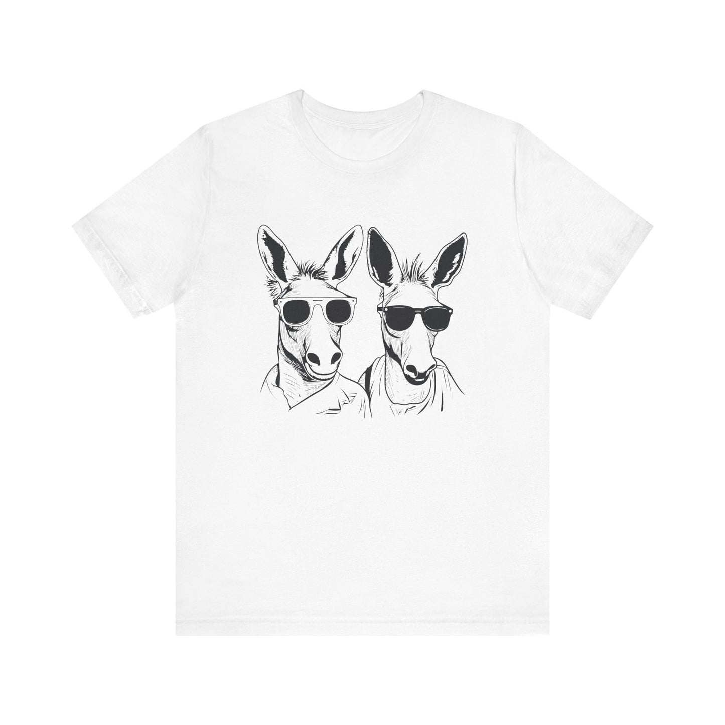 Cool Kangaroo Sunglasses Unisex Tee - Fun & Casual Style for Animal Lovers