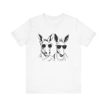 Cool Kangaroo Sunglasses Unisex Tee - Fun & Casual Style for Animal Lovers