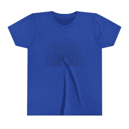 Kids Rainbow Art Short Sleeve Tee - Fun & Colorful Design
